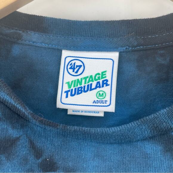 NEW VINTAGE TUBULAR 47 UCLA Bruins T-shirt Collegiate Sports Tie Dye Medium NWOT - Picture 3 of 8